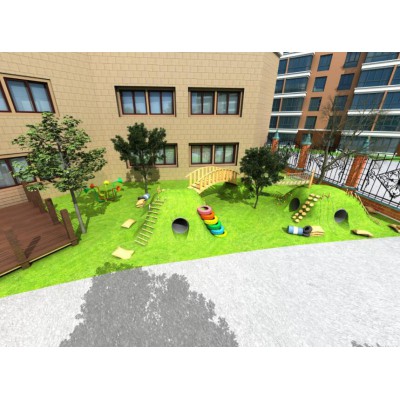 幼儿园户外玩具-沙池土坡系列